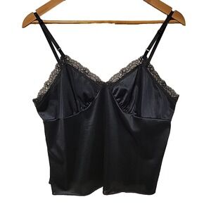 Vtg Deena Cami Top Y2K Dark Coquette Whisigoth Fairy Grunge Lingerie Size 40 / M